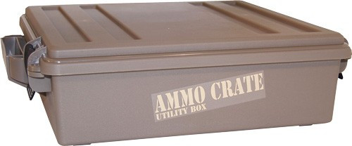 MTM Ammo Crate ACR572 - Heavy-Duty Water-Resistant Storage Container for Ammunition and Gear in Dark Earth