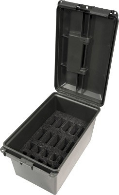 MTM Tactic Magazine Can for AR-15 and Handgun Storage, Holds 20 Magazines