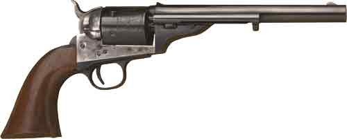 Cimarron 1872 Open Top Army .38 Special Revolver with 7.5-Inch Barrel and Walnut Grip
