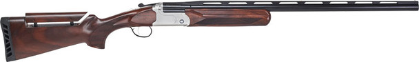 Stevens 555 Trap 12GA Compact Shotgun with Adjustable Walnut Stock and Blued Finish