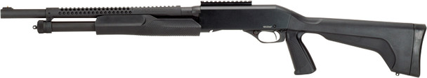Stevens 320 Security 12-Gauge Pump Action Shotgun with Matte Black Synthetic Stock and 18.5-inch Barrel