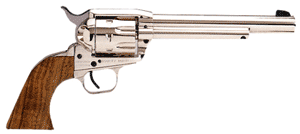 European American Arms Bounty Hunter .45 Long Colt Revolver with 7.5-Inch Nickel Barrel and Walnut Grips