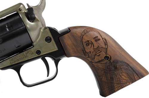 Heritage 22 Long Rifle Revolver with 4.75-Inch Bluing Finish and Wood Grips