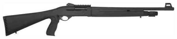 Mossberg SA-20 Railed Pistol 20-Gauge Semi-Auto Shotgun with Fiber Optic Sight and Tactical Stock