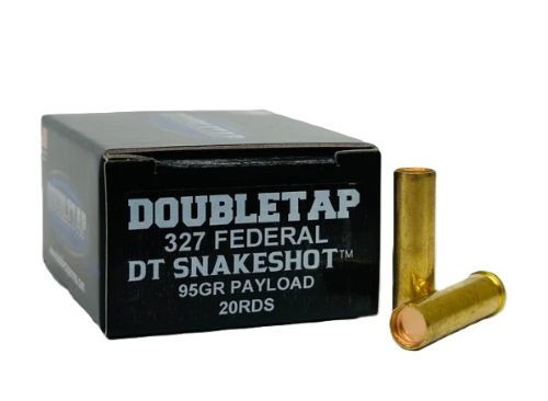 Doubletap 327 Federal Magnum Snake Ammunition - 110 Pieces #9 Shot + 40 Grain Hardcast Solid Lead