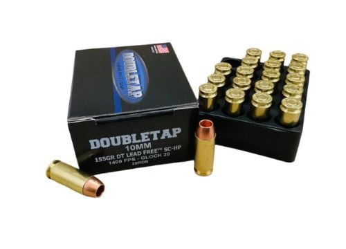 Doubletap 10MM 155 Grain Lead-Free Self-Loading Pistol Ammunition, Part #10MM155X