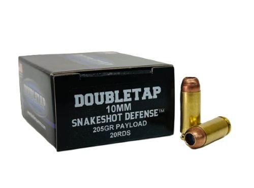 Doubletap 10MM Snake Shot - 135-Grain JHP Ammunition, 20 Rounds per Box