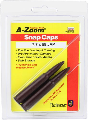 A-ZOOM Metal Snap Cap for 7.7x58 JAP Rifle - Safe Firing Pin Release and Trigger Tuning Tool