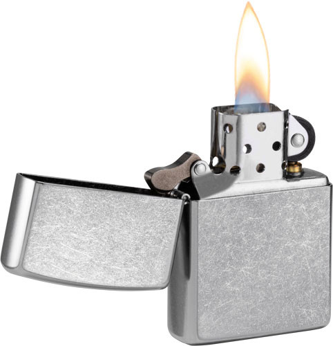 ZIPPO Windproof Lighter Street Chrome - Durable and Classic Design
