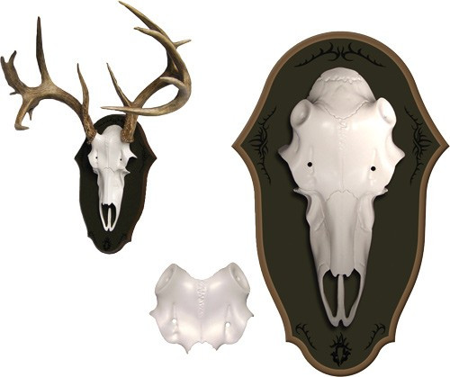 Mountain Mike's Black Forest Deer Antler Display Plaque - Easy Mounting for Whitetail, Mule, and Other Deer Antlers
