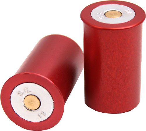 Carlson 12 Gauge Snap Caps - Aluminum Red Practice & Safety Tool (2 Pack)