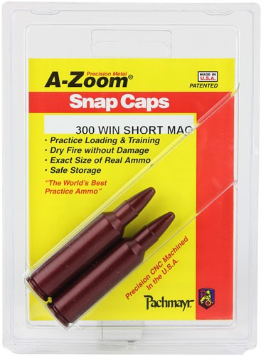 A-Zoom Metal Snap Cap for .300 Winchester Short Magnum - Safe Firing Pin Release & Trigger Tuning Tool