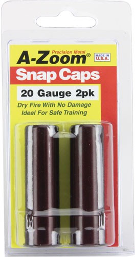 A-ZOOM Metal Snap Cap for 20 Gauge Shotguns – Durable Anodized Aluminum Practice Cartridge