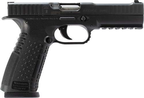 American Precision Firearms AFS1-9-BK-17 Strike One 9mm Semi-Auto Pistol with 5-Inch Barrel and Two Magazines