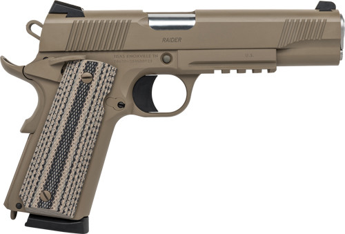 Tisas 1911 Raider .45 ACP Semi-Auto Pistol with ED Brown Bobtail and G10 Grip