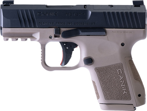 Canik Mete MC9 9mm Semi-Auto Pistol with 3.18-inch Barrel and Flat Dark Earth Frame
