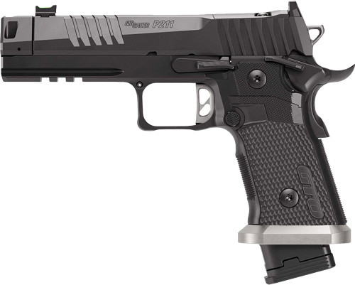 SIG Sauer P211 GTO 9mm Semi-Auto Pistol with 4.4-inch Barrel and Fiber Optic Sights
