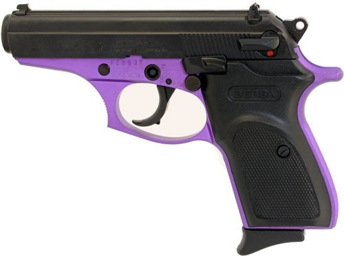 Bersa Thunder 380 ACP FS Semi-Auto Pistol with Purple Alloy Frame and Steel Slide