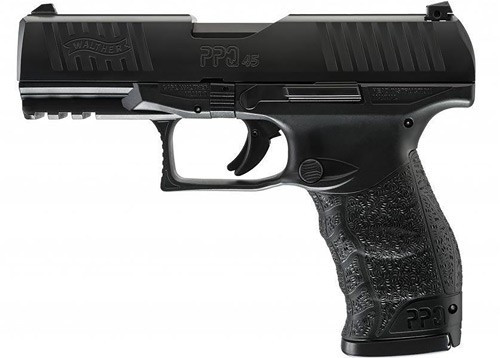 Walther PPQ M2 45 ACP Semi-Auto Handgun with 4.25-Inch Barrel and Adjustable Sights