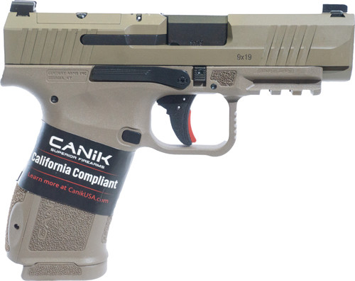 Canik Mete MC9 LS 9mm Semi-Auto Pistol with Flat Dark Earth Finish and 3.63-Inch Barrel