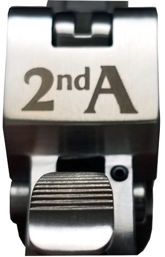 Bond Arms Protect 2nd Amendment .357 Magnum/.38 Special Double Barrel Pistol with Custom Laser Engraving and Leather Holster