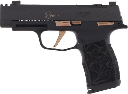 SIG Sauer P365 XL Compact 9mm Semi-Auto Pistol with Rose Gold Controls and Night Sights