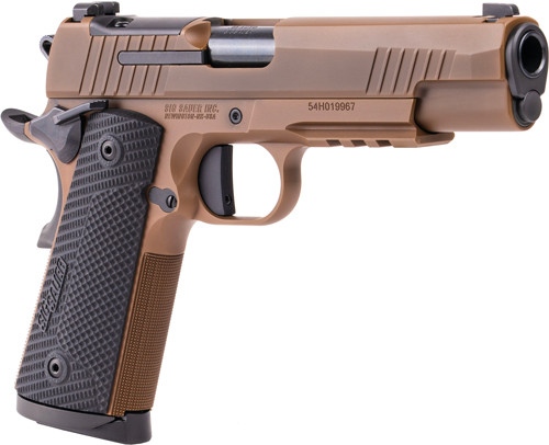 SIG Sauer 1911 X 45 ACP with Compact Optic - 5-Inch Barrel, TAN Finish