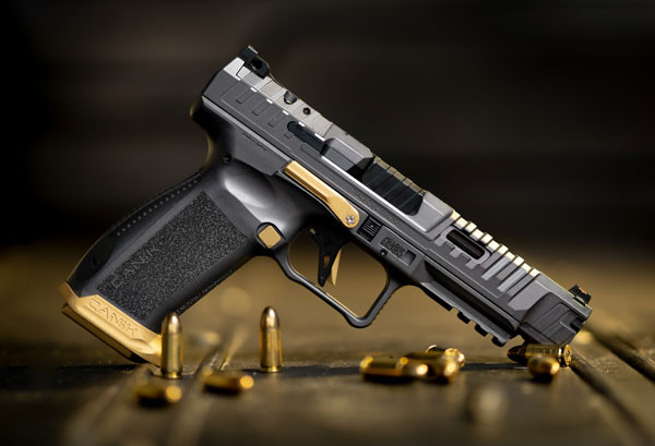 Canik SFx Rival 9mm Semi-Auto Pistol with 5-Inch Barrel and Adjustable Sights