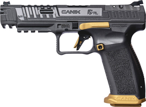 Canik SFx Rival 9mm Semi-Auto Pistol with 5-Inch Barrel and Adjustable Sights