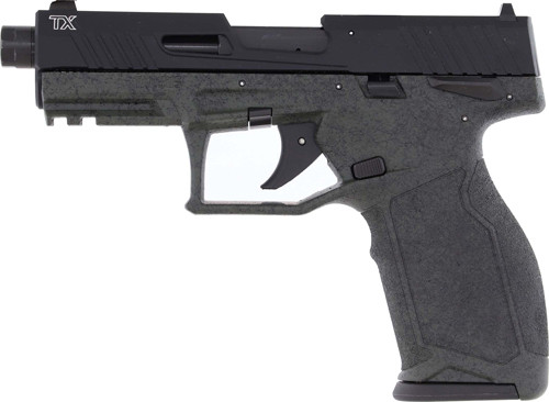 Taurus TX-22 22LR 4.1 Inch Semi-Auto Pistol with Green Frame and Black Slide
