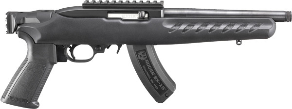Ruger Charger 22LR Semi-Auto Pistol with 8-Inch Barrel and Bipod