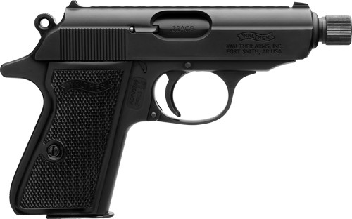 Walther PPK/S SD 32 ACP Black Semi-Auto Pistol with Threaded Barrel and Two Magazines