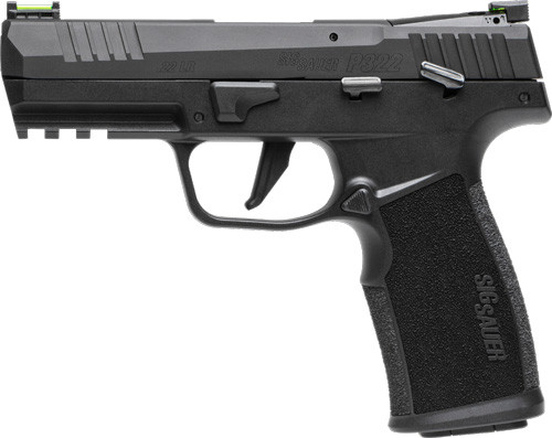 SIG P322 .22LR 4-inch Semi-Auto Pistol with Adjustable Fiber Optic Sights and Two Magazines