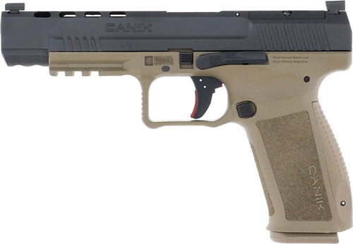 Canik Mete SFX 9mm Semi-Auto Pistol with 5.2-Inch Barrel and Flat Dark Earth Frame