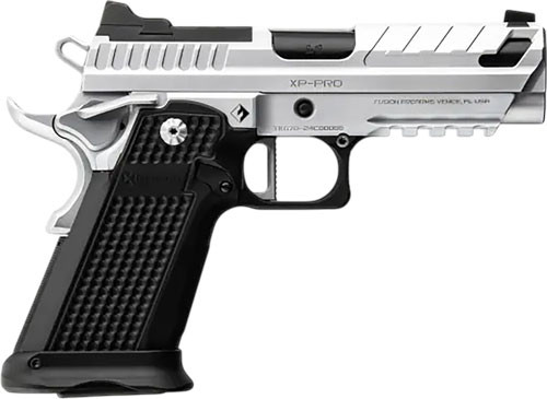 Fusion Firearms XPCOMP9C 9mm Semi-Auto Pistol with Chrome Finish and 4.6-inch Barrel
