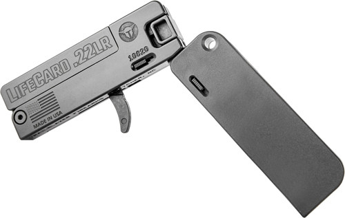 Trailblazer Lifecard 22LR Compact Break Action Pistol with Aluminum Frame and Polymer Grip