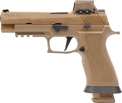 SIG M17 X Series RX 9mm 4.7-Inch Pistol with Night Sights and Polymer Frame