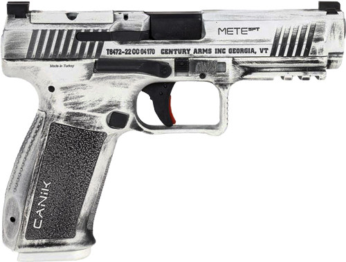 Canik Mete SFT Artic Distressed 9mm Luger Semi-Auto Handgun with White Finish and 20-Round Magazines