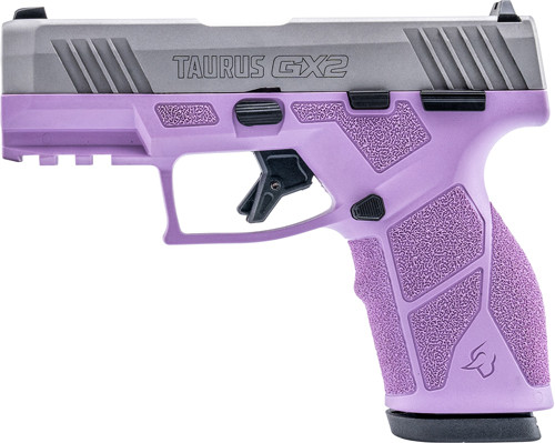 Taurus GX2 9mm 13-Shot Semi-Auto Pistol with Adjustable Sights and Purple Frame