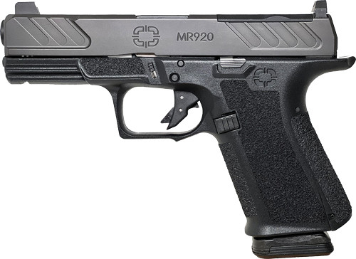 Shadow Systems MR920 9mm Semi-Auto Pistol with 15-Round Magazines and Black Polymer Frame