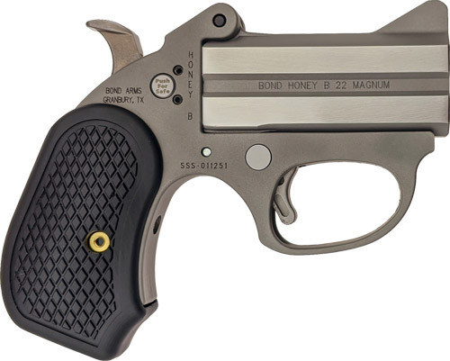 Bond Arms Honey-B .22 WMR Stainless Steel Break Action Revolver - 3-inch Barrel