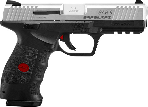 SAR USA SAR9 9mm Pistol with Interchangeable Grip Panels