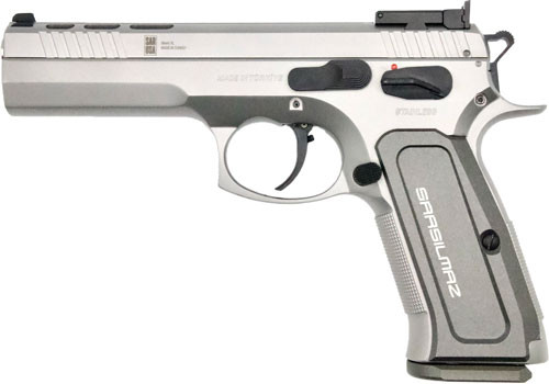 SAR USA K-12 Sport X Semi-Auto Pistol with Stainless Finish and Adjustable Sights