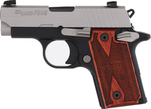 SIG P238 .380 ACP Semi-Auto Pistol with Night Sights and Wood Grip