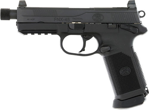FN America FNX-45 Tactical Bundle - 45 ACP Semi-Auto Pistol with 5 Magazines and Night Sights