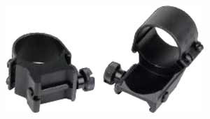 Weaver Rings Detachable Top – 1-Inch Medium-Matte Scope Rings for Precise Mounting