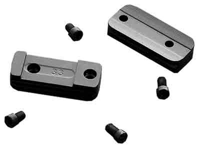 Browning T-Bolt Scope Bases, 2-Piece Matte Black Solid Steel Part #12389