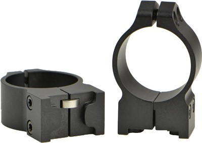 Warne Scope Mounts 14R7M 30mm Ruger Medium Matte Rings for M77, Hawkeye & Super Redhawk