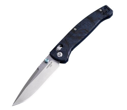 Hogue Mysto 3.4-inch Able Lock Folder Knife with Blue Richlite Handle