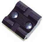 Weaver Base Top Mount #68 Aluminum Black Gloss for Weaver Style Rings